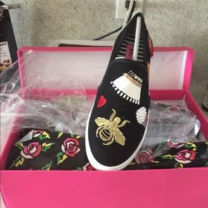Betsy Johnson embellished sneakers